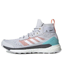 Кроссовки parley x terrex free hiker Adidas, белый eg5397 | white/grey