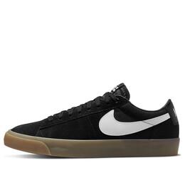 Кроссовки zoom blazer low pro gt sb Nike, черный dc7695-004 | black/brown
