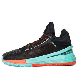 Кроссовки d rose 11 Adidas, черный fz4407 | black/orange/blue