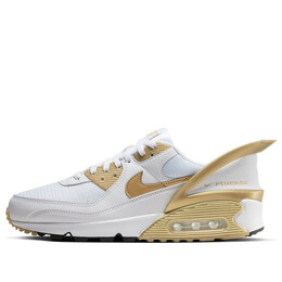 Кроссовки air max 90 flyease Nike, белый cu0814-100 | white/gold