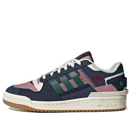 Кроссовки оригиналы форум экспонат низкий Adidas, синий id2563 | navy/pink/green