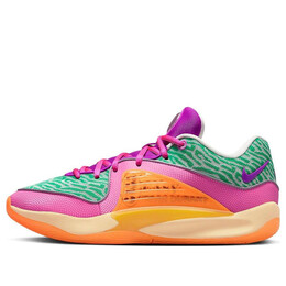 Кроссовки кд 16 Nike, зеленый fj4240-300 | stadium green/hyper violet/barely green/playful pink/university gold/lightning