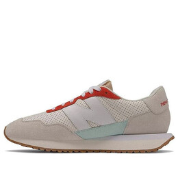 Кроссовки 237 New Balance, белый ms237pg | white/red