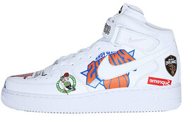 Кроссовки Nike Air Force 1 Mid Supreme Nba White aq8017-100