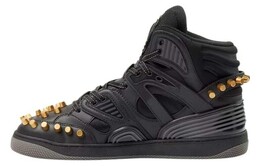 Кроссовки мужские высокие Gucci, черный 699092 2shj0 1000