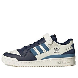 Кроссовки оригиналы форум 84 низкие Adidas, белый gx2162 | white/dark blue/blue