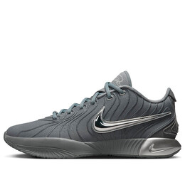 Кроссовки леброн 21 Nike, серый hf5352-001 | cool grey/metallic silver/iron grey