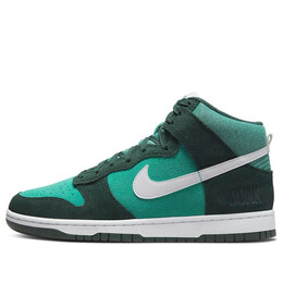 Кроссовки данки высокие se Nike, зеленый dj6152-300 | green/blue/white