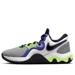 Кроссовки renew elevate 2 Nike, черный cw3406-101 | black/green/purple/white