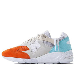 Кроссовки x kith 990v2 сделано в сша New Balance, серый m990kc2 | grey/orange/blue/white