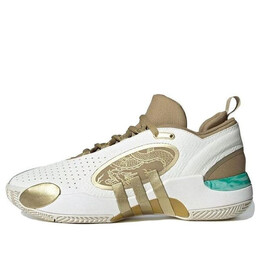 Кроссовки Дон выпуск №5 Adidas, белый ih7517 | core white/matte gold/halo gold