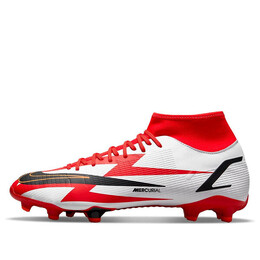 Кроссовки mercurial superfly 8 academy cr7 mg Nike, белый db2854-600 | white/black/red