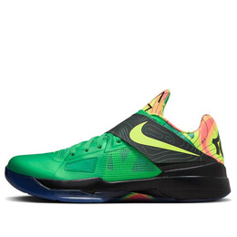 Кроссовки кд 4 Nike, зеленый fn6247-300 | green/multi-color