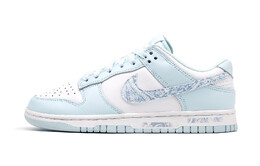 Кроссовки Nike Dunk Skateboard Shoes Men Low-Top Blue White dv0833-104(team140-蓝色腰果花男款) | blue/white