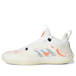 Кроссовки harden vol. 5 futurenatural Adidas, белый gw5388 | cloud white/core black/solar red