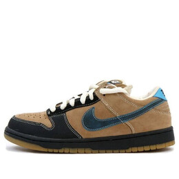 Кроссовки sb dunk low pro Nike, коричневый 304292-201 | brown/blue