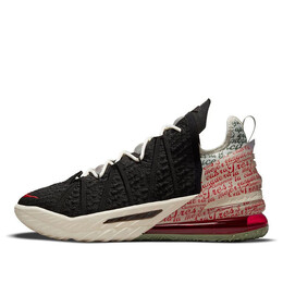 Кроссовки Diana Taurasi x Lebron 18 эп. Nike, черный cq9284-008 | black/pale ivory/university red