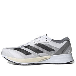 Кроссовки adizero adios 7 Adidas, белый gx6646 | white/black