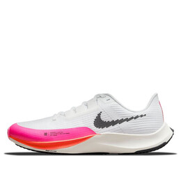 Кроссовки air zoom rival fly 3 Nike, белый dj5426-100 | white/black/volt/pink blast/brt crimson/sail