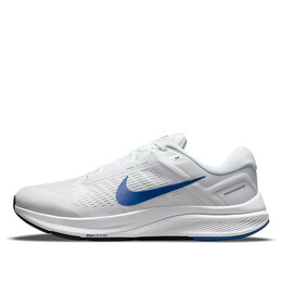 Кроссовки air zoom structure 24 Nike, белый da8535-100 | white/hyper royal/pure platinum/black