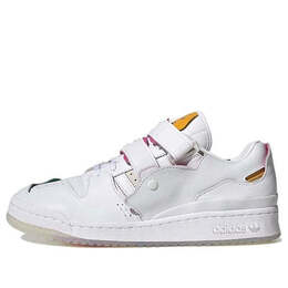 Кроссовки оригиналы форум 84 low x fisn Adidas, белый gy2416 | white/yellow/pink
