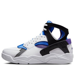 Кроссовки air flight huarache og Nike, белый fd0183-101 | white/varsity purple-royal blue-menta