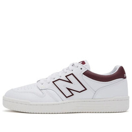 Кроссовки 480 New Balance, белый bb480ldb | white/wine red