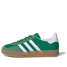 Кроссовки газель для помещений Adidas, зеленый ie6605 | green/gum