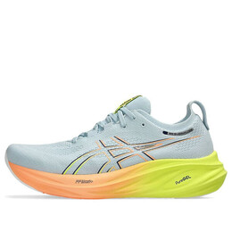 Кроссовки гель нимбус 26 париж Asics, серый 1011b928-750 | cool grey/safety yellow