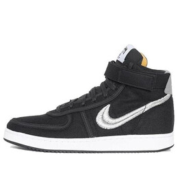 Кроссовки x stussy vandal высокие Nike, черный dx5425-001 | black/silver-white-green
