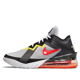 Кроссовки space jam x lebron 18 низкие Nike, белый cv7562-103 | white/black/yellow strike/bright crimson