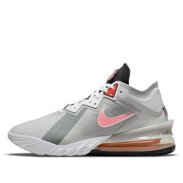 Кроссовки space jam x lebron 18 низкие Nike, серый cv7562-005 | light smoke grey/black/white/sunset pulse