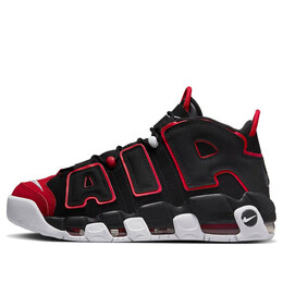 Кроссовки air more uptempo red toe air Nike, черный fd0274-001 | black/black-red-white
