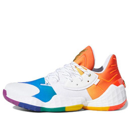 Кроссовки Harden Vol. 4 Adidas, белый fx4797 | white/red/goldyellow/yellow/purple/blue/green