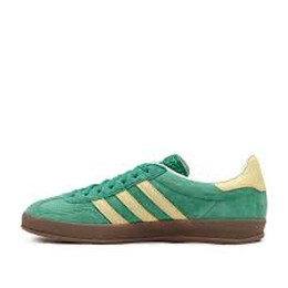 Кроссовки оригинальные gazelle для помещений Adidas, зеленый ih7500 | green/yellow/tan