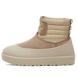 Кроссовки классические мини на шнуровке погодные ботинки Ugg, бежевый 1120849-dune | beige