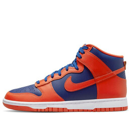 Кроссовки данк высокие Nike, синий dd1399-800 | blue/orange