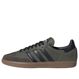 Кроссовки самба ог Adidas, зеленый ie9163 | base green/core black/brown desert