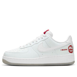 Кроссовки air force 1 низкие Nike, белый dd9941-100 | white/red