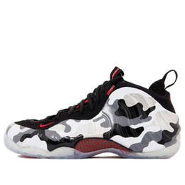 Кроссовки air foamposite one prm Nike, черный 575420-001 | black/hyper red-drk gry-white