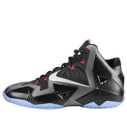 Кроссовки леброн 11 Nike, черный 616175-003 | black/golden silver/dark grey/pinkred
