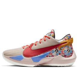 Кроссовки зум фрик 2 эп. Nike, желтый cz0152-001 | desert sand/sail/camellia/gym red