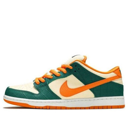 Кроссовки sb dunk low pro Nike, золотой 304292-383 | gold/green/orange