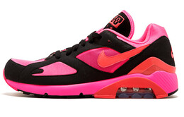 Кроссовки Nike Air Max 180 Lifestyle Unisex, розовый/черный ao4641-601