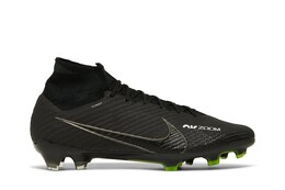 Кроссовки Nike Zoom Mercurial Superfly 9 Elite FG, черный dj4977 001 | black