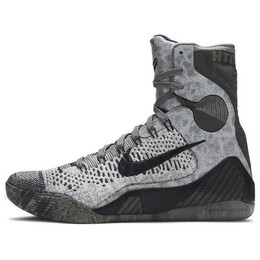 Кроссовки kobe 9 elite xdr Nike, серый 641714-004 | base grey/black