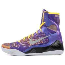 Кроссовки kobe 9 elite Nike, фиолетовый 630847-500 | purple/white/orange/wolf gray