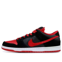 Кроссовки sb dunk low pro Nike, черный 304292-039 | black/red