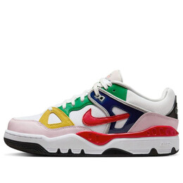 Кроссовки x nigo air force 3 низкие Nike, белый fq7012-100 | white/university red/tour yellow/pink foam/blue void/lucky green