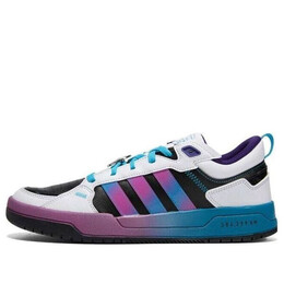 Кроссовки нео 100дб Adidas, белый h03401 | white/black/blue/purple
